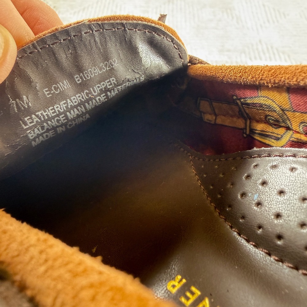 Etienne Aigner Moccasin Loafers Women's 7M Brown Suede Preppy Driving Academic - Picture 4 of 11